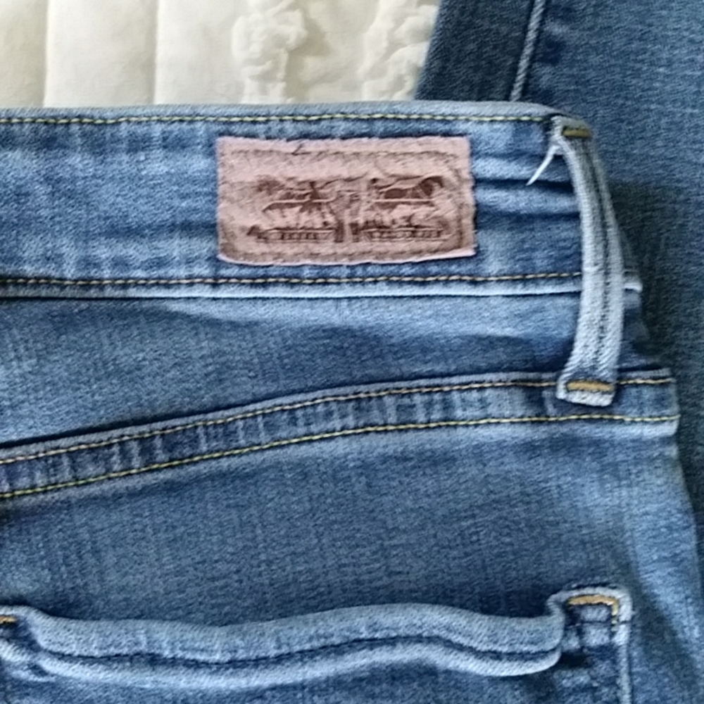Levi's Mid-Rise Skinny Jeans Blue 6M - Picture 9 of 16